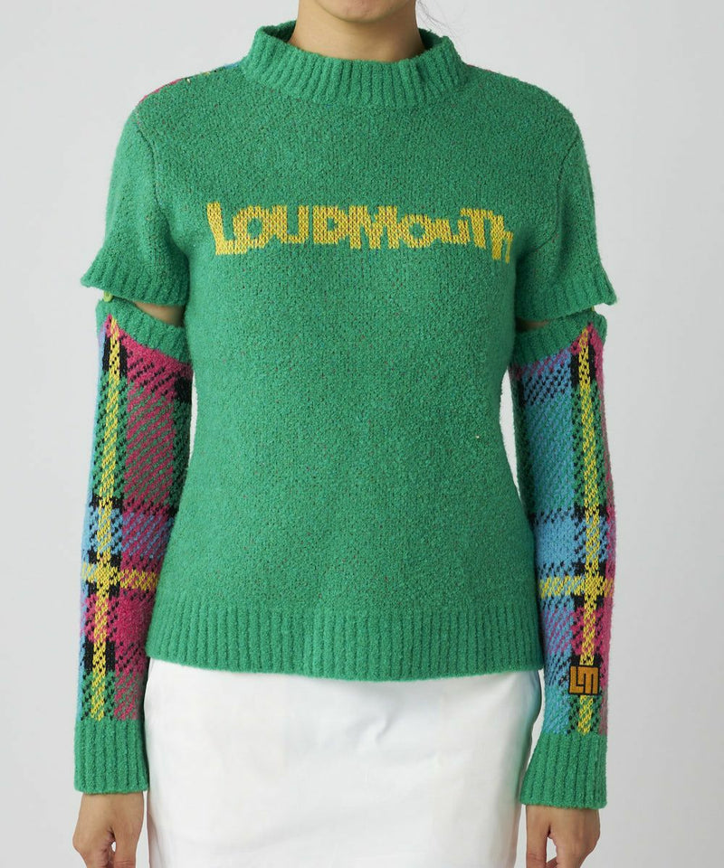 Sweater Ladies Loud Mouse Golf LOUDMOUTH GOLF Japan Genuine Japan Standard 2024 Fall / Winter New Golf Wear