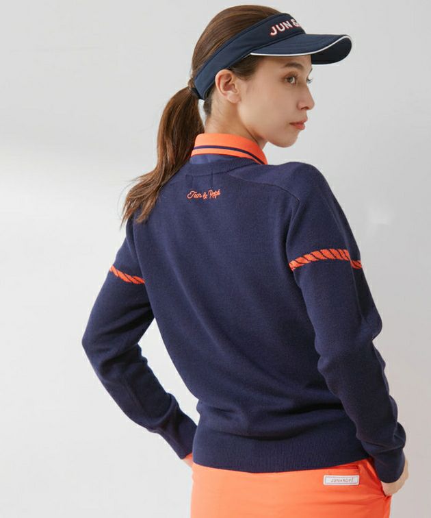 Sweater Ladies Jun & Lope Jun Andrope JUN & ROPE 2024 Fall / Winter New Golf Wear