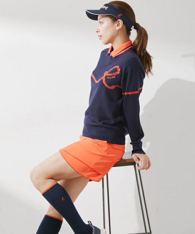 Sweater Ladies Jun & Lope Jun Andrope JUN & ROPE 2024 Fall / Winter New Golf Wear