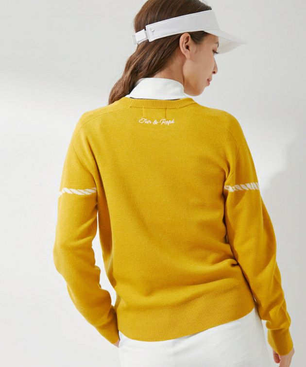 Sweater Ladies Jun & Lope Jun Andrope JUN & ROPE 2024 Fall / Winter New Golf Wear