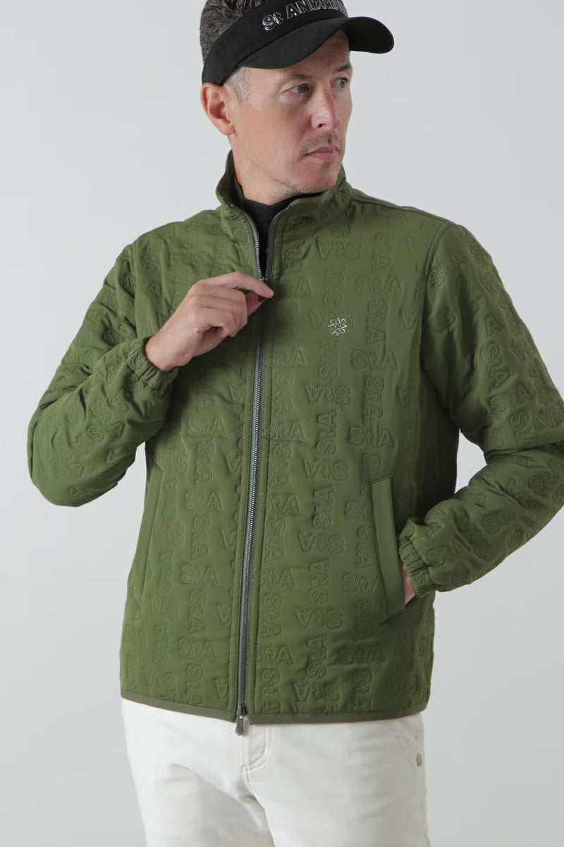 Cotton Blouson Men 's St. 및 Ryu St Andrews 2024 가을 / 겨울 새 골프장