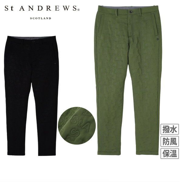 Long Pants Men 's St. Send and Ruis St Andrews 2024 가을 / 겨울 New Golfware