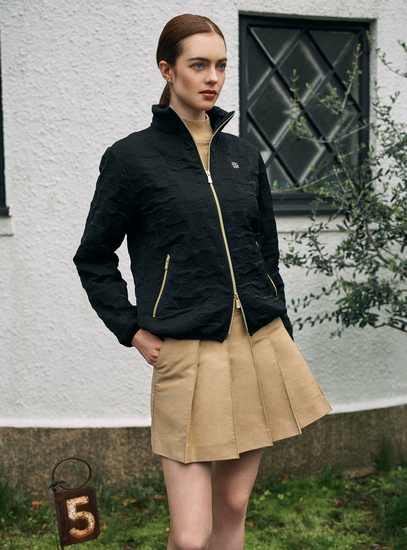 Cotton Blouson Ladies St. 및 Ruice St Andrews 2024 가을 / 겨울 새 골프장