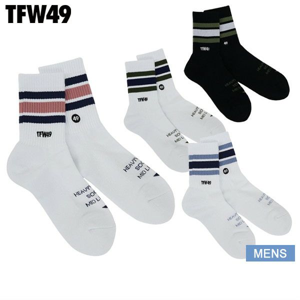 Socks Men's Tea F Dabrey Fort Nine TFW49 2024 Fall / Winter New Golf