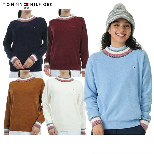 毛衣女士Tommy Hilfiger高爾夫Tommy Hilfiger Golf Japan Japan Pureine 2024秋季 /冬季高爾夫服裝