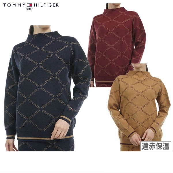 Sweater Ladies Tommy Hilfiger Golf TOMMY HILFIGER GOLF Japan Genuine 2024 Fall / Winter Golf wear