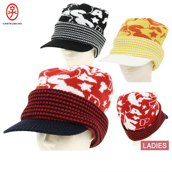 Cap Ladies Castelba Jack Sports Sports Castelbajac Sport 2024秋冬新高爾夫