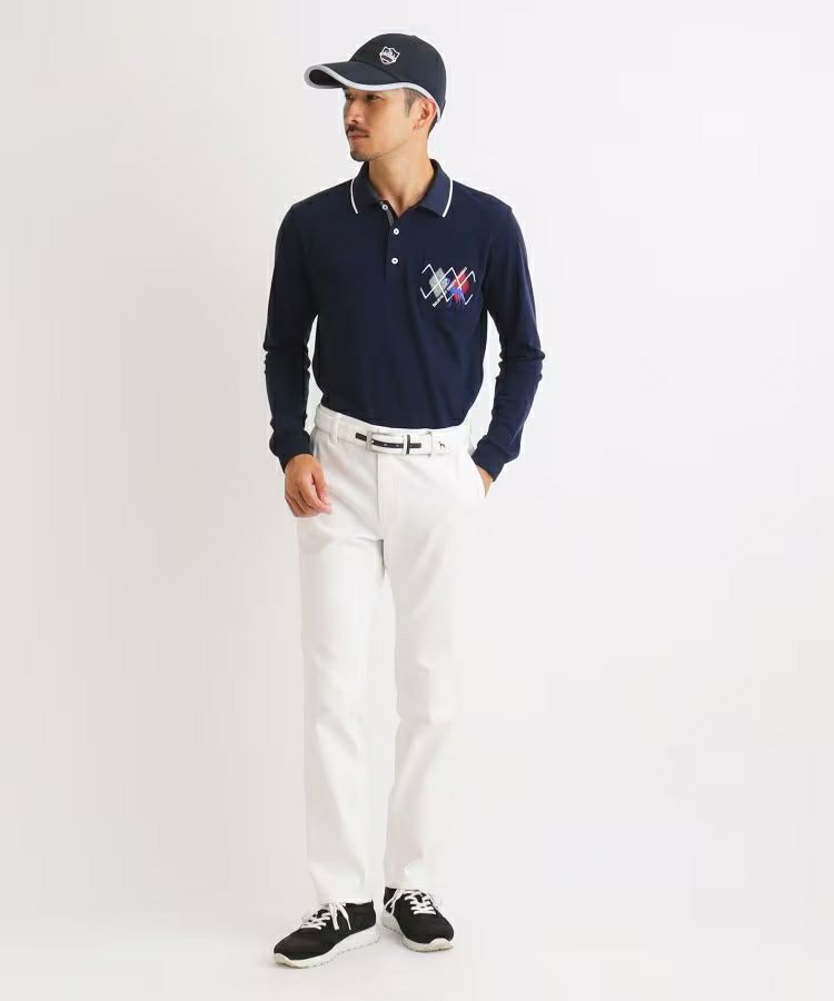 Poro Shirt Men's Adabat Adabat 2024 Autumn / Winter New Golf Wear