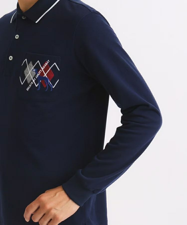 Polo shirt men adabat golf wear