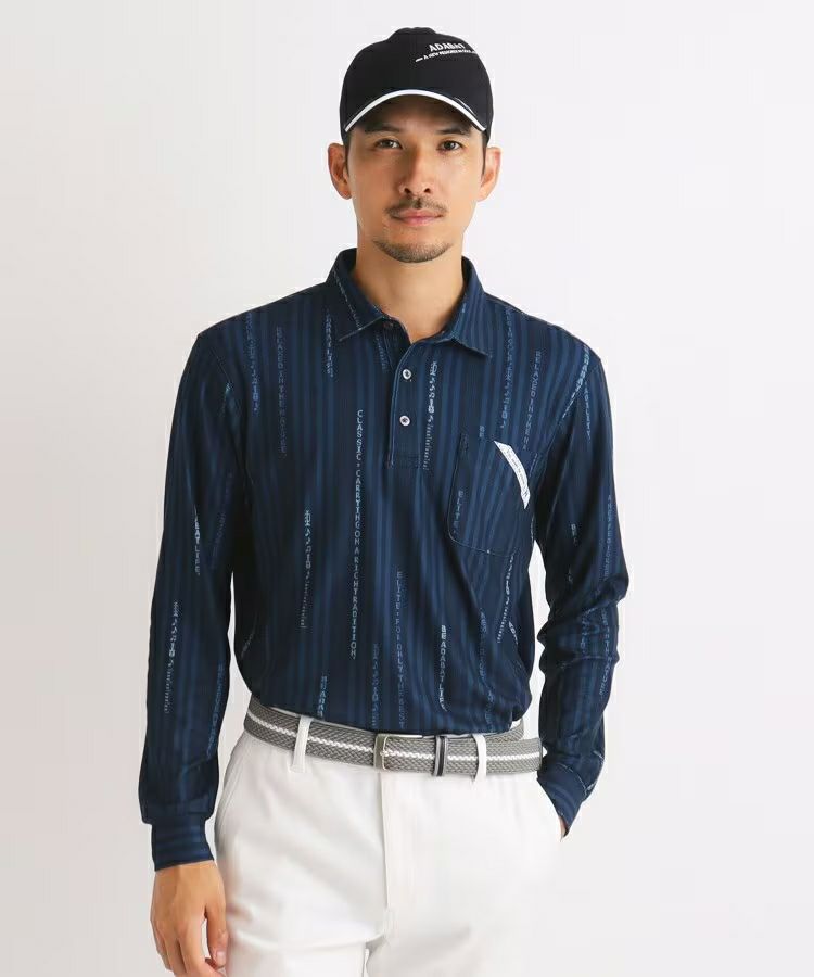 Poro Shirt Men's Adabat Adabat 2024 Autumn / Winter New Golf Wear