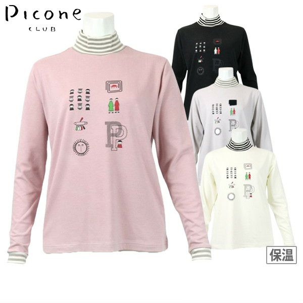 ハイネックシャツ レディース ピッコーネクラブ PICONE CLUB 2024 秋冬 新作 ゴルフウェア