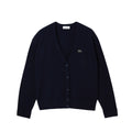 Knit Cardigan Ladies Lacoste Lacoste Japanese Genuine 2024 Fall / Winter New