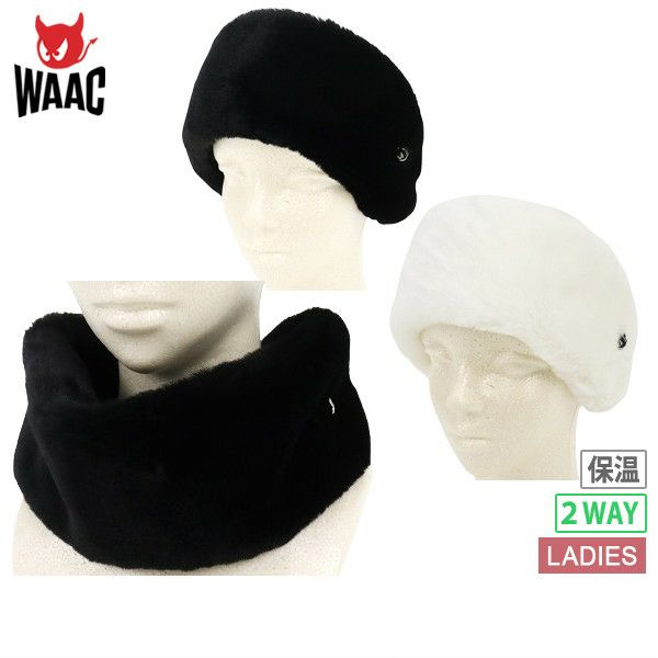 Ear Warmer Ladies Wuck WAAC Japan Genuine 2024 Fall / Winter New Golf