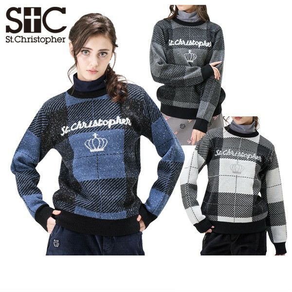 Sweater Ladies Sent Christopher ST.CHRISTOPHER 2024 Fall / Winter New Golf wear