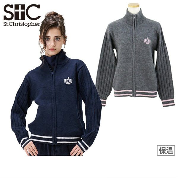 Blouson Ladies Cent Christopher St.Christopher 2024 가을 / 겨울 골프 착용