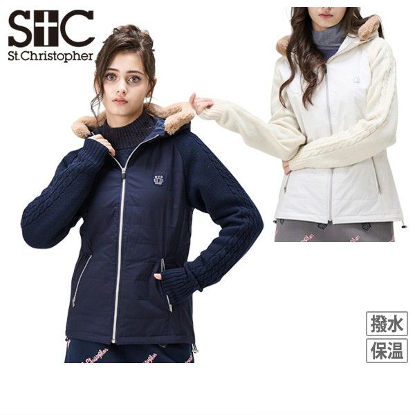 Blouson Ladies Cent Christopher St.Christopher 2024 가을 / 겨울 골프 착용