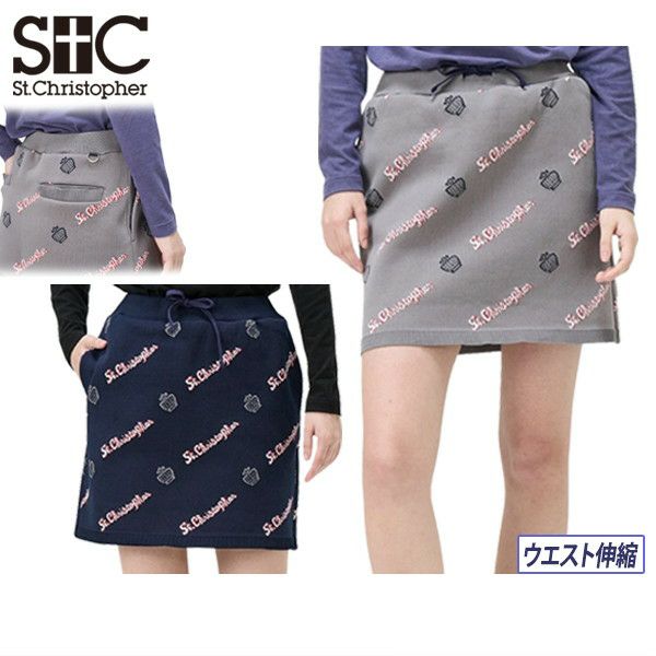 Skirt Ladies Cent Christopher ST.CHRISTOPHER 2024 Fall / Winter New Golf wear