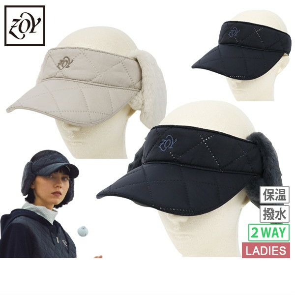 Sun Visor Ladies Zoy ZOY 2024 Autumn / Winter New Golf