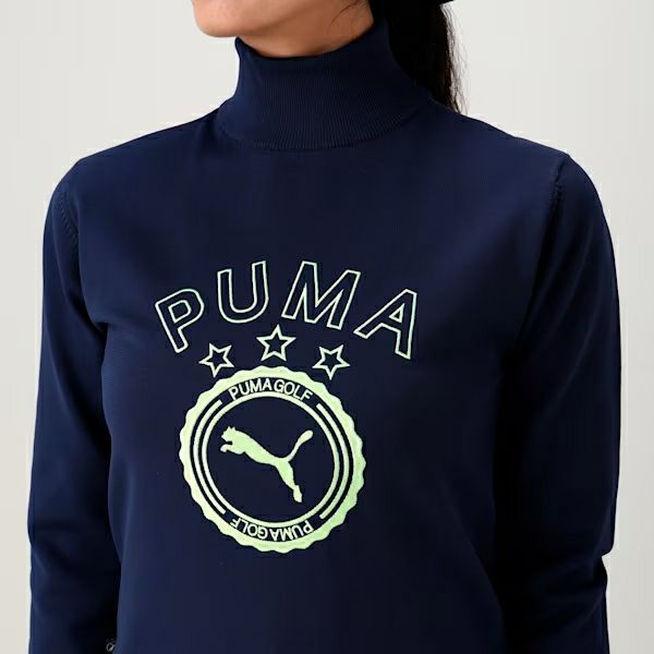 Sweater Ladies Puma Golf PUMA GOLF Japan Genuine Japan Standard 2024 Fall / Winter New Golf Wear