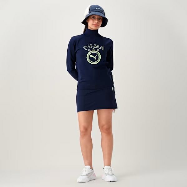 Sweater Ladies Puma Golf PUMA GOLF Japan Genuine Japan Standard 2024 Fall / Winter New Golf Wear