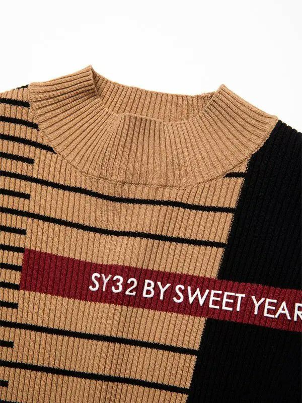 Sweater Ladies SY32 by Sweet Years Golf Eswisarty by Sweet Eyears Golf Japan Genuine 2024 Fall / Winter New Golf Wear