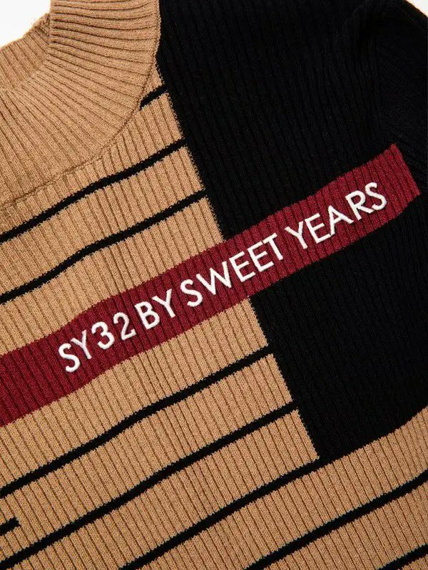 Sweater Ladies SY32 by Sweet Years Golf Eswisarty by Sweet Eyears Golf Japan Genuine 2024 Fall / Winter New Golf Wear