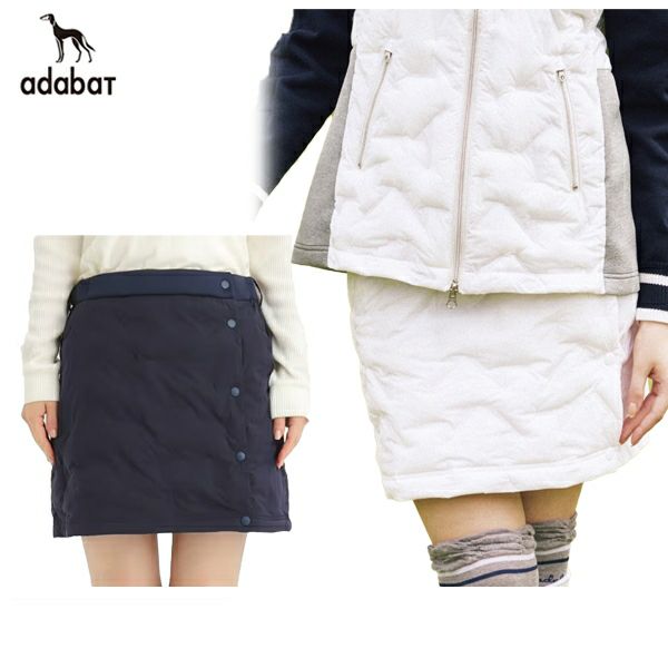 Water -repellent skirt Ladies Adabat ADABAT 2024 Fall / Winter New Golf Wear