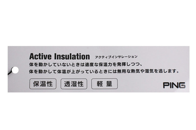 长裤带击球男子别针ping 2024秋天 /冬季新高尔夫服装