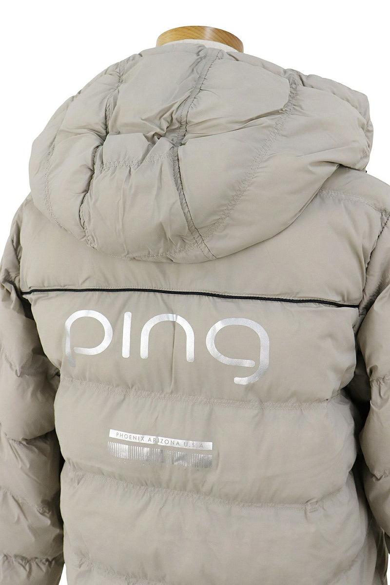 Hooded padded blouson for women, PING golf wear