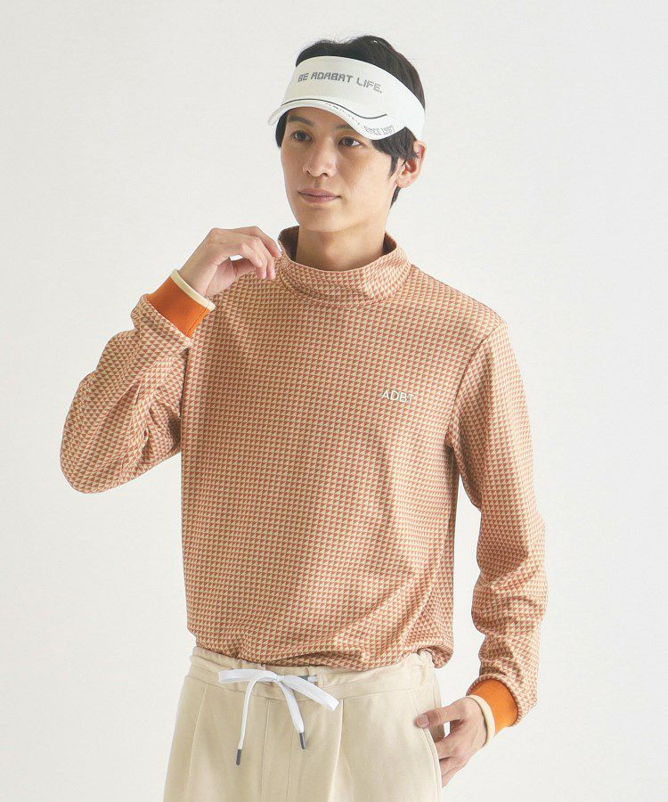 High Neck Shirt Men's Adabat Adabat 2024 Fall / Winter New Golf Wear