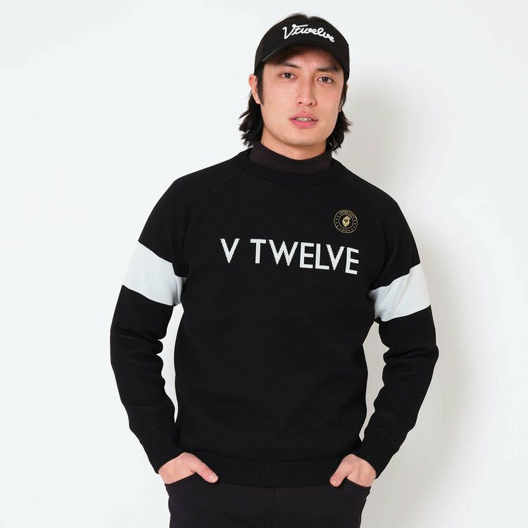 남자 스웨터 v12 골프 v-twelve 골프 착용