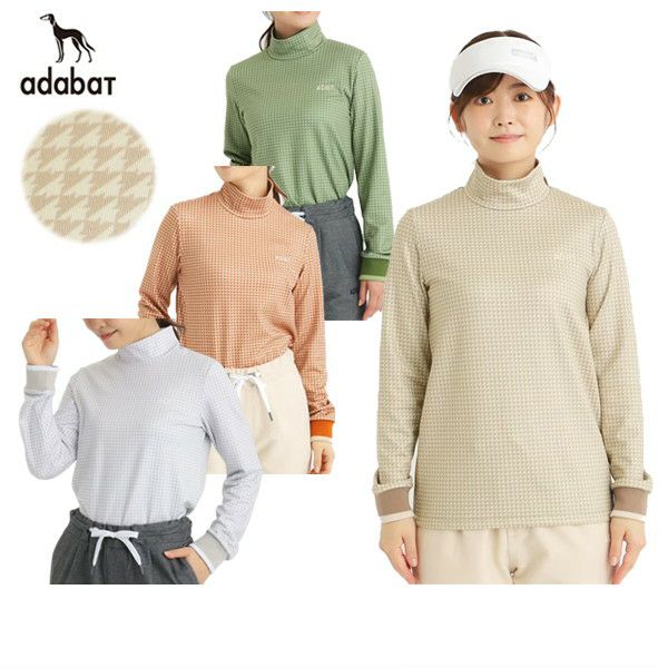 High Neck Shirt Ladies Adabat Adabat 2024 Fall / Winter Golf Wear