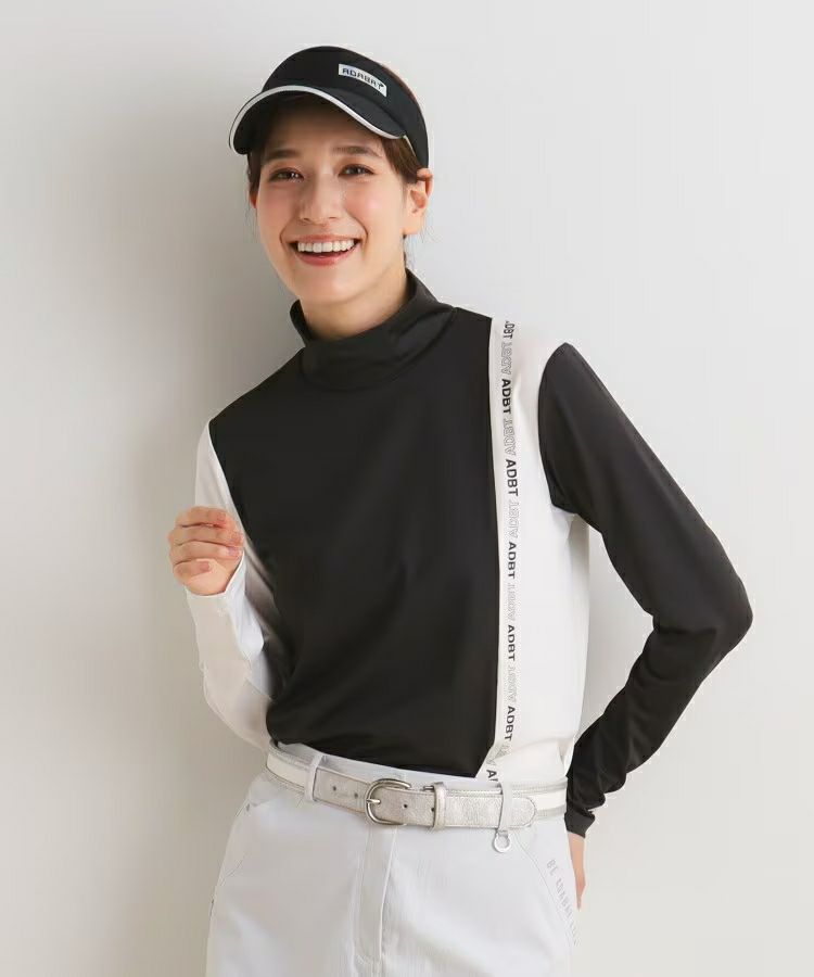 High Neck Shirt Ladies Adabat Adabat 2024 Fall / Winter Golf Wear