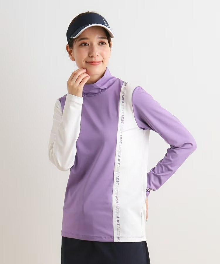 High Neck Shirt Ladies Adabat Adabat 2024 Fall / Winter Golf Wear