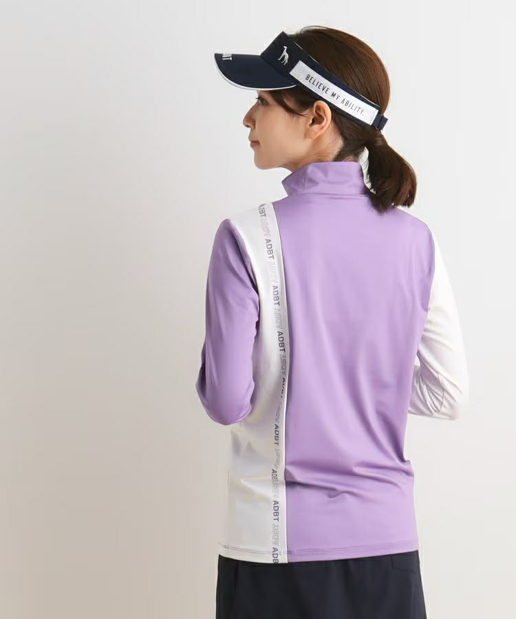 High Neck Shirt Ladies Adabat Adabat 2024 Fall / Winter Golf Wear