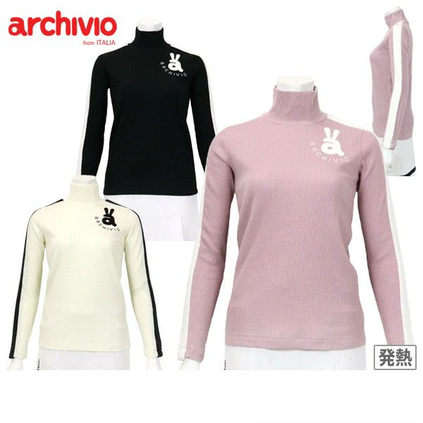 High Neck Shirt Ladies AlchiVio 2024 Fall / Winter New Golf wear