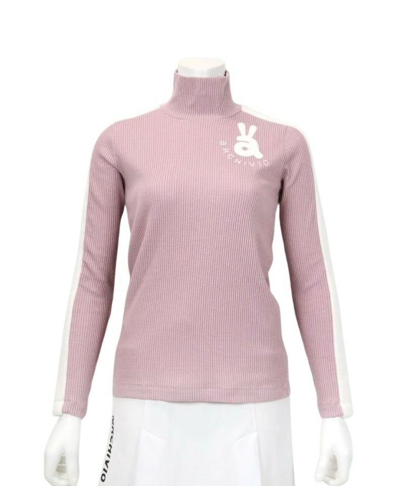 High Neck Shirt Ladies AlchiVio 2024 Fall / Winter New Golf wear