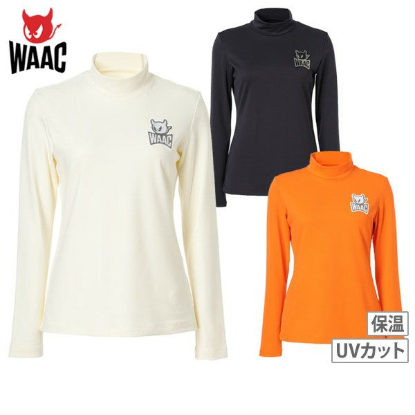 女士高脖子襯衫waac waac funine日本產品高爾夫服裝