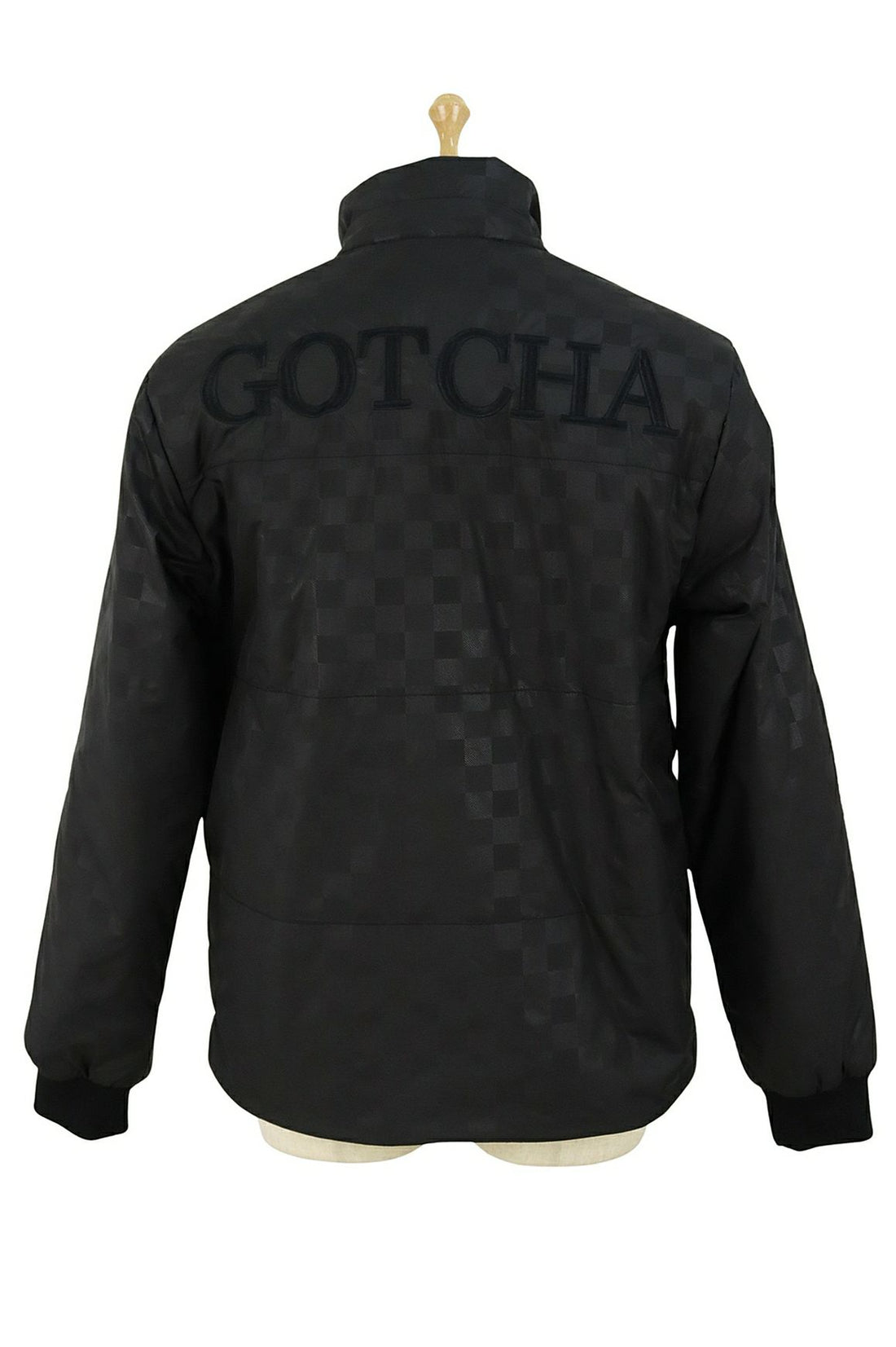 GOTCHA - ガッチャ GOTCHA ベスト 中綿 ゴルフ ジップアップ 黒 ブラック L ガッチャゴルフ GOTCHA GOLF 撥水 防風 リバーシブル ボア