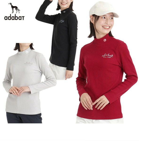 High Neck Shirt Ladies Adabat Adabat 2024 Fall / Winter Golf Wear