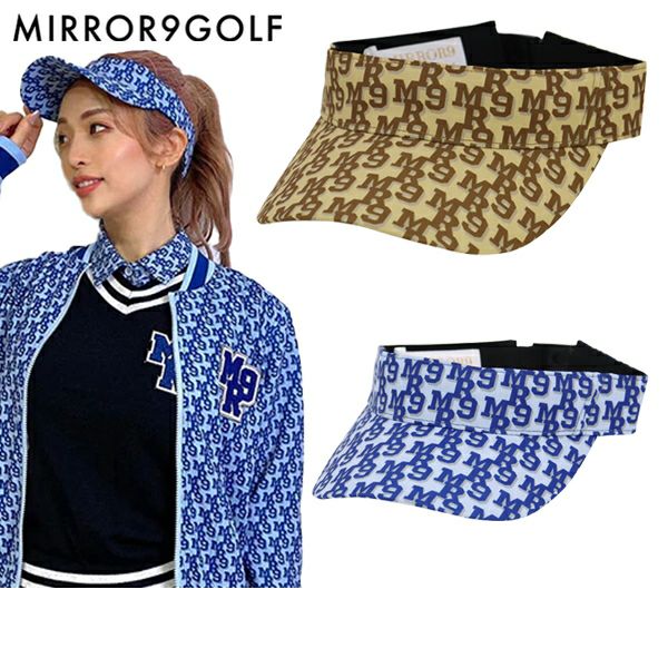 サンバイザー メンズ レディース ミラーナインゴルフ MIRROR9GOLF 2024 秋冬 新作 ゴルフ