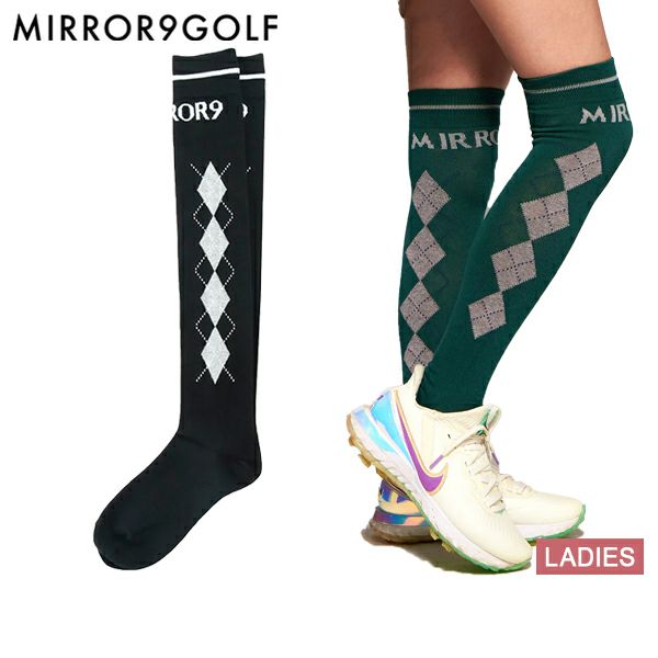 ソックス レディース ミラーナインゴルフ MIRROR9GOLF 2024 秋冬 新作 ゴルフ