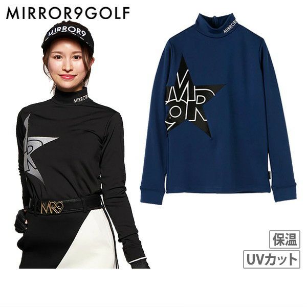 High Neck Shirt Ladies Mirror Nine Golf Mirror9golf 2024 Fall / Winter New Golf Wear