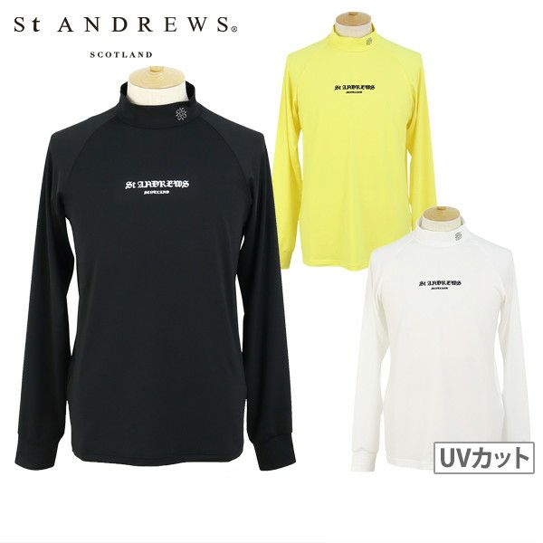 High Neck Shirt Men 's St. 및 Ruis St Andrews 2025 Spring / Summer New Golf Wear