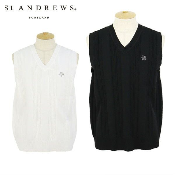 knitVest  Men's St. and Ruice ST Andrews 2025 Spring / Summer New Golf Wear