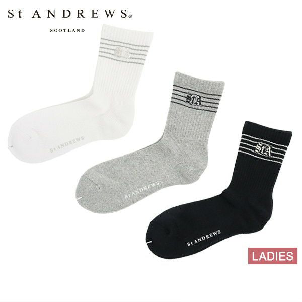 Socks Ladies St. and Ruis ST Andrews 2025 Spring / Summer New Golf