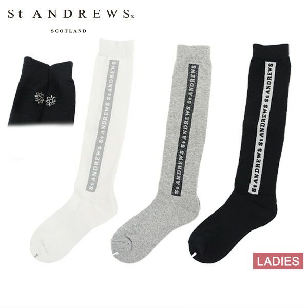 High Socks Ladies St. Send and Ruis St Andrews 2025 Spring / Summer New Golf