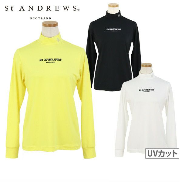 High Neck Shirt Ladies St.와 Rui St Andrews 2025 Spring / Summer New Golf Wear