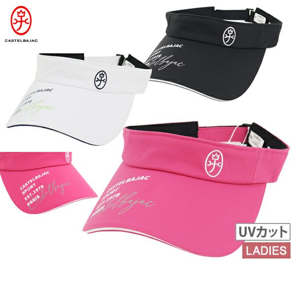 Sun Visor Ladies Castel Ba Jack Sports Castelbajac Sport 2025 Spring / Summer New Golf