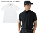 Polo Shirt Men's Jun and Rope Noir JUN & Rope Golf Wear